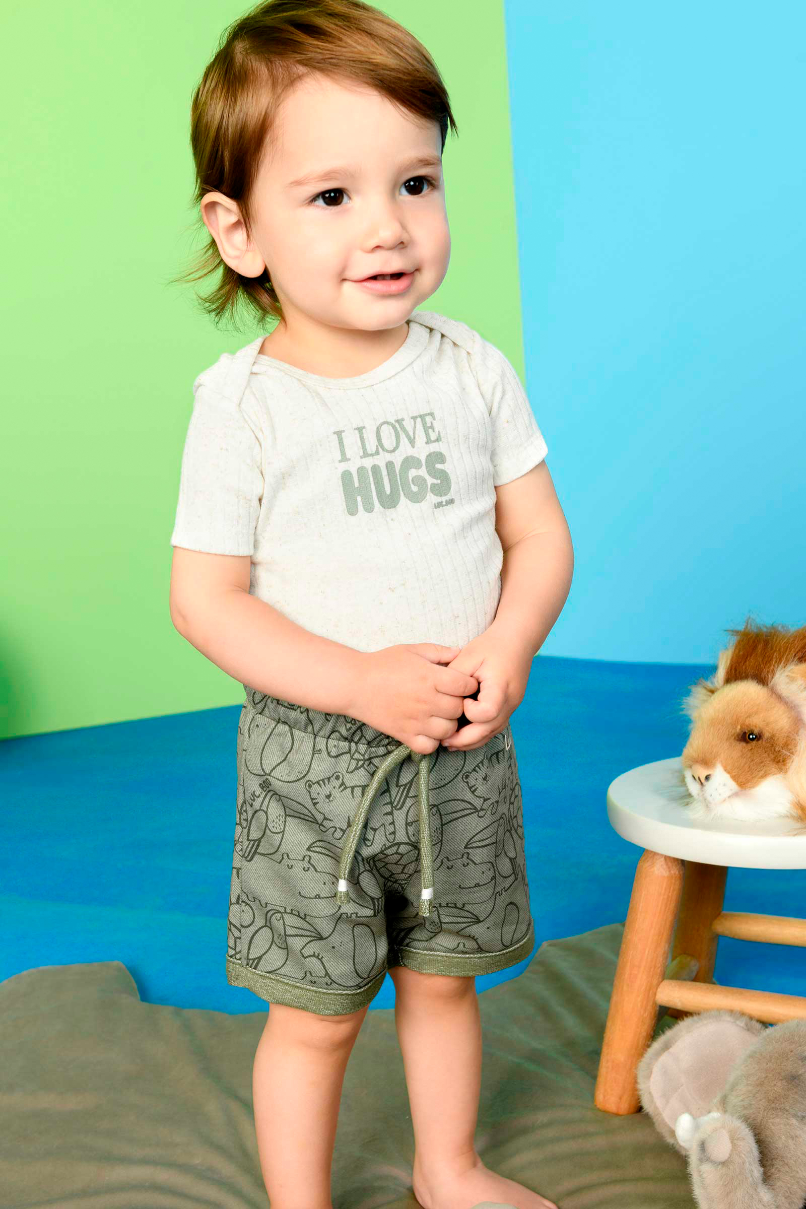 Kit Com 6 Conj Infantil Blusa+shorts Roupas De Menina 1/16