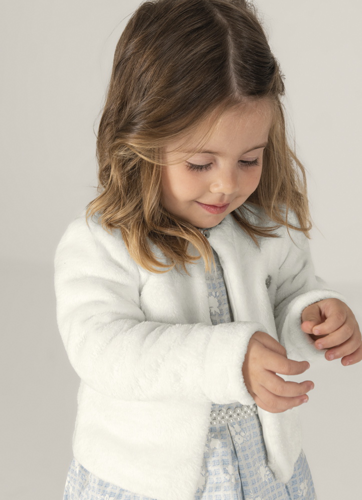 Casaco Pelo Fleece Branco