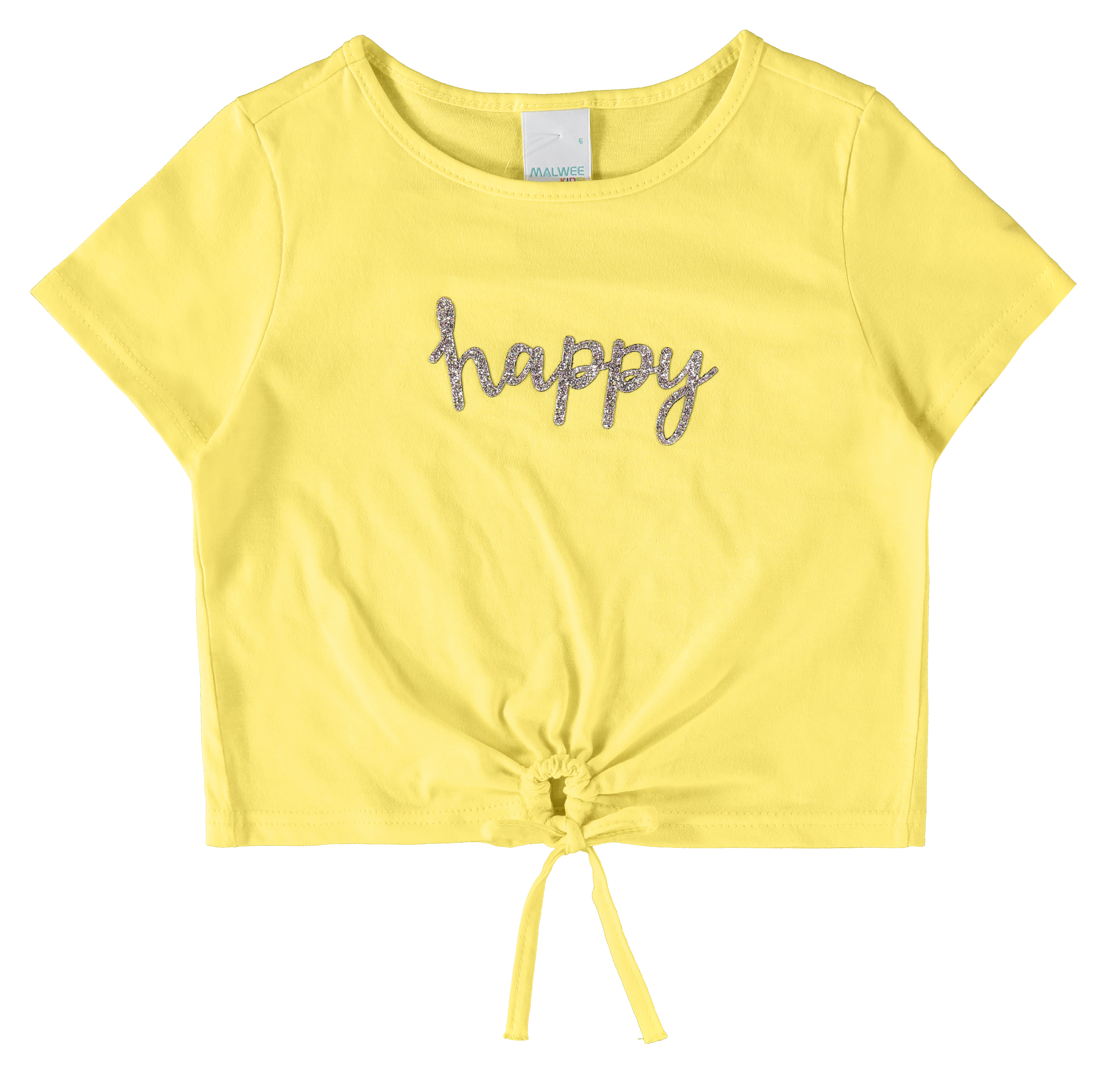 Blusa Cropped Amarela