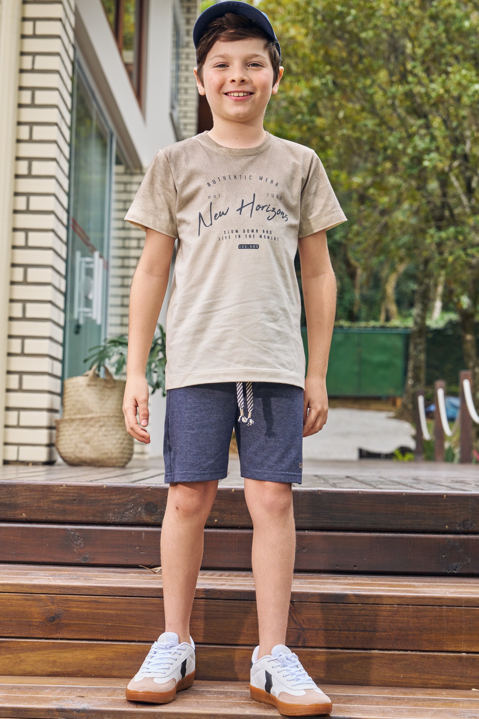 Camiseta Mc e Bermuda Molejeans