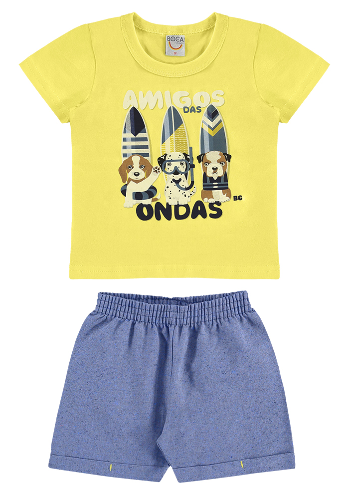 Conj Camiseta/bermuda 14487