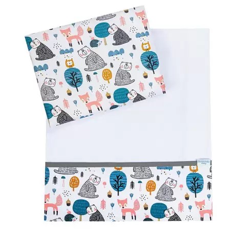 Jg Lencol Carrinho 03 Pcs Urso