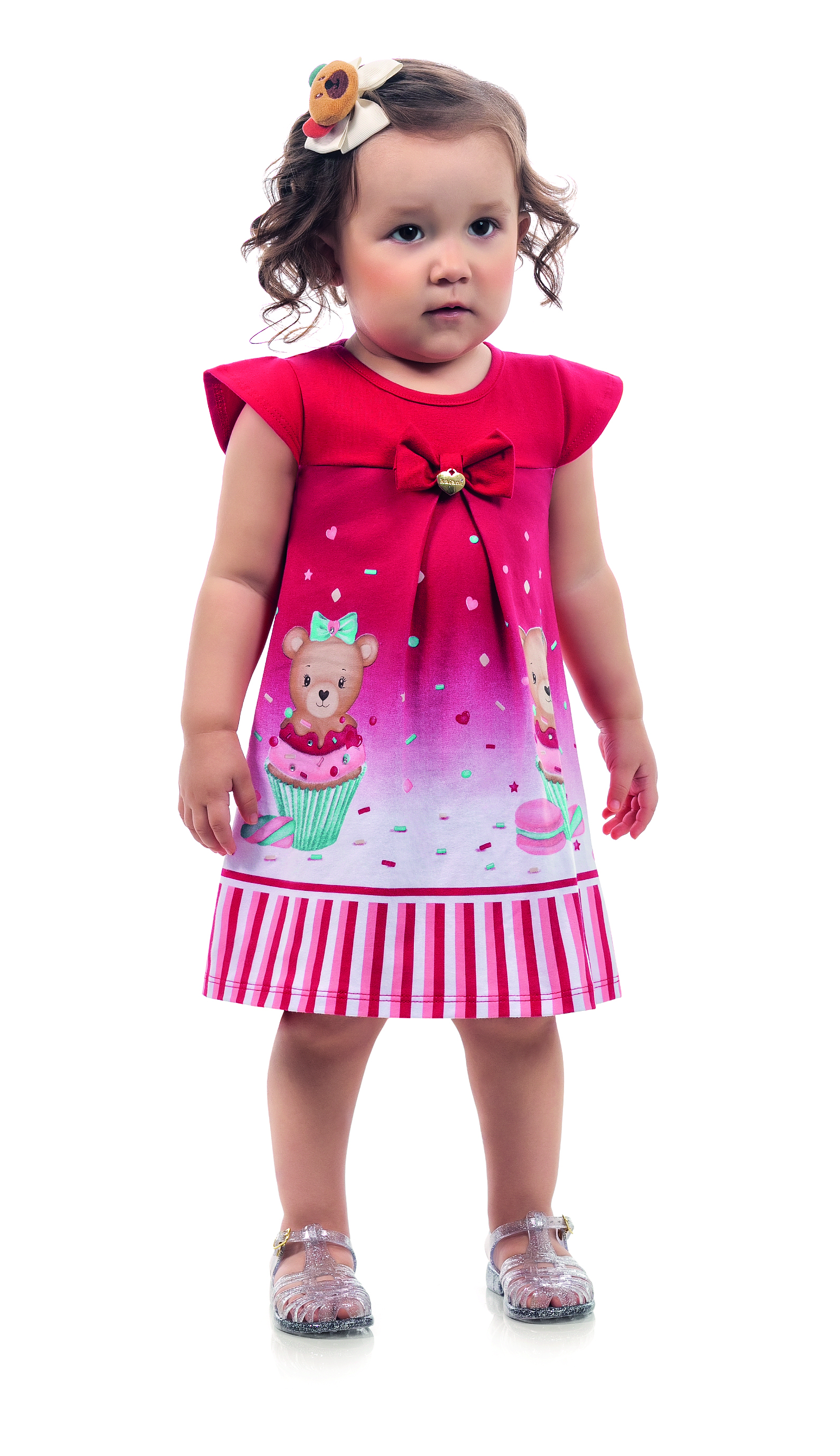 Vestido Infantil Vermelho
