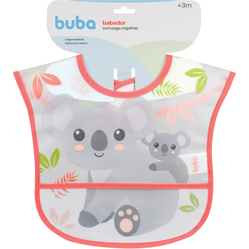 Babador Com Bolso Coala