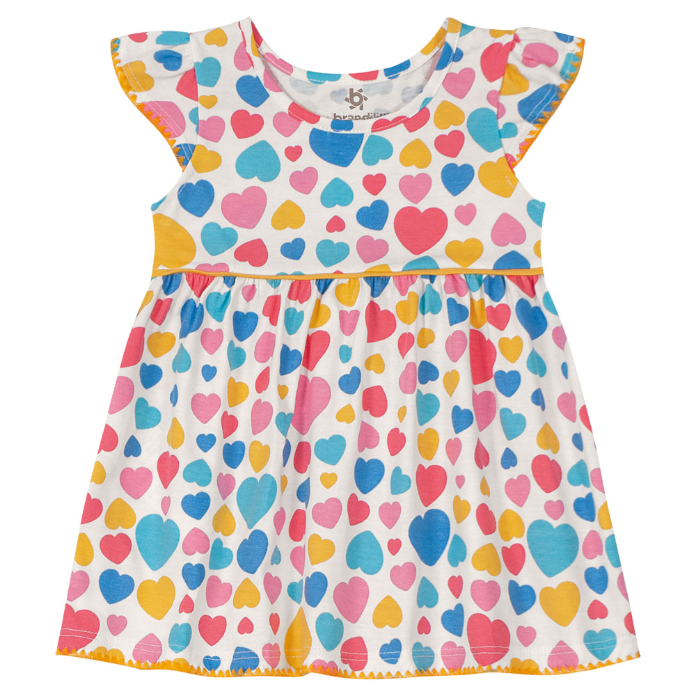 Vestido Malha Corações